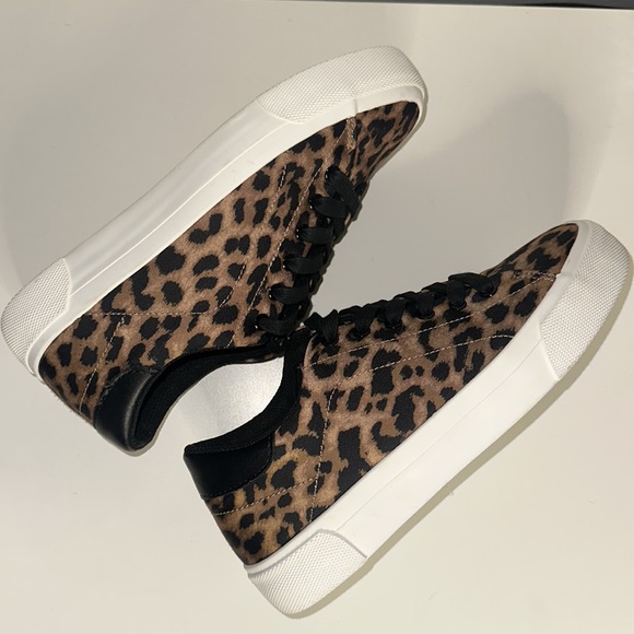 ZARA Leopard Print Sneakers 6.5 Like New! - Picture 12 of 15